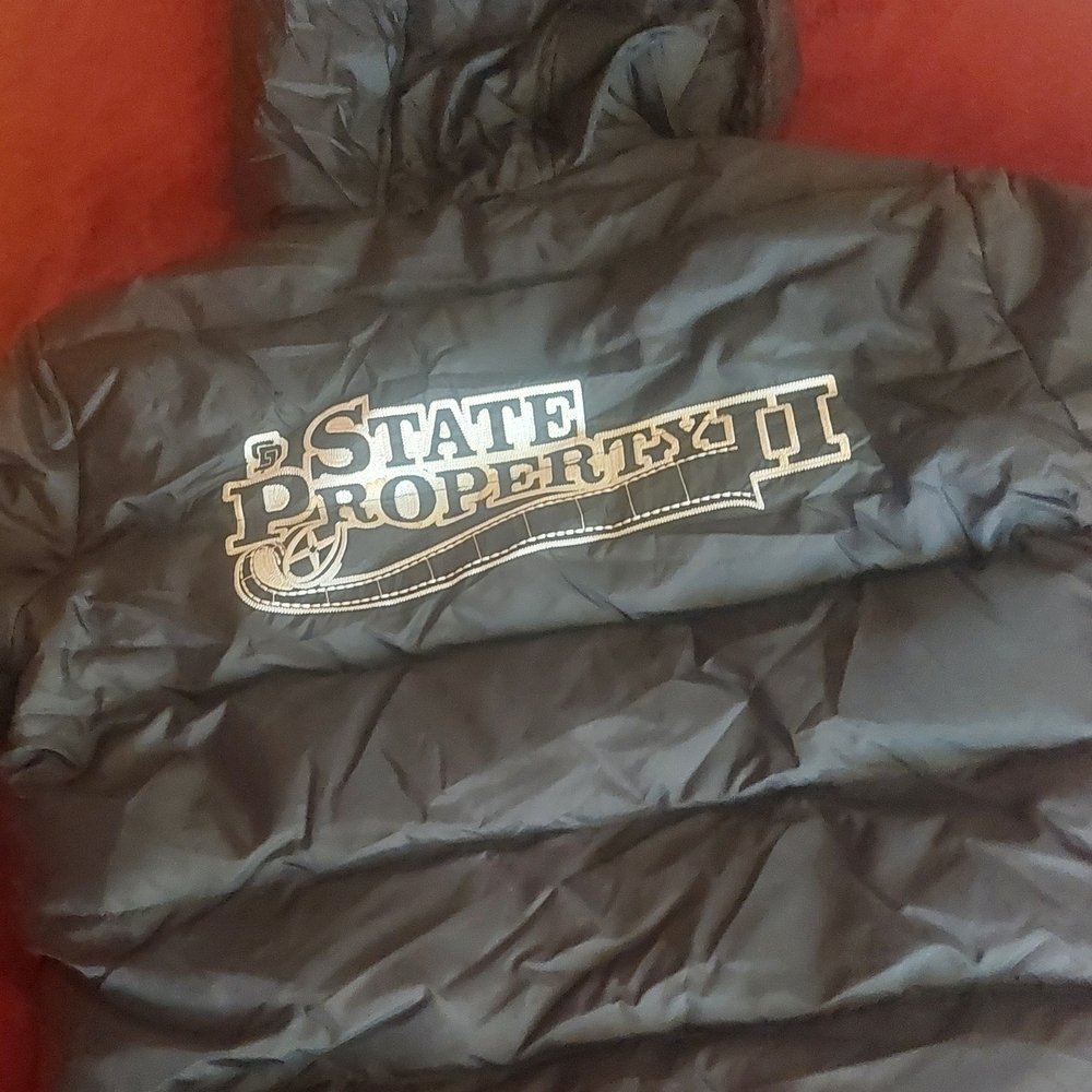 "State Property 2"  Black Puffer Jacket